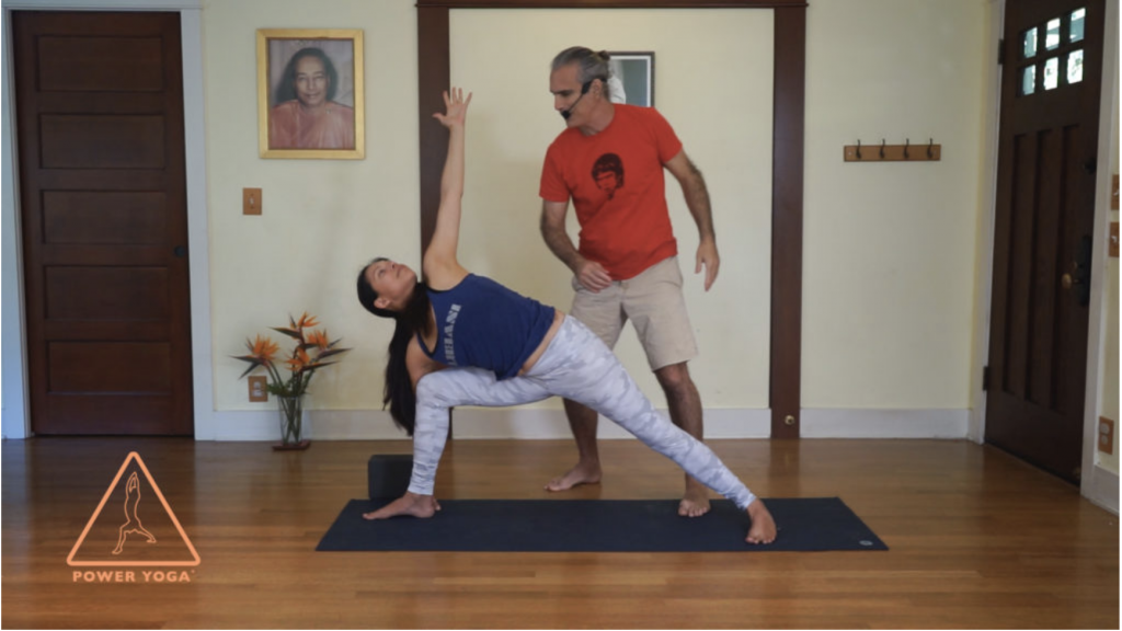 traditional triangle pose